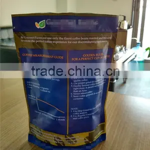 Stand up Coffee Pouch Laminated Plastic Customer Printing Coffee Bag thumbnail-3