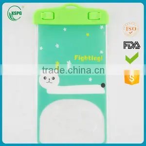 Hot Sale High Quality Carton Logo PVC Waterproof Bag for Cell Phone thumbnail-1