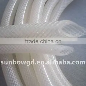 Resist Up to 2.5Mpa PET Braided Reinforced Silicone Tube for Coffee Maker thumbnail-1