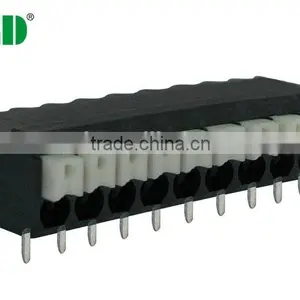 Screwless Terminal Block 300V 10A Pitch 3.81mm 2P - 28P Spring Terminal Blocks thumbnail-1