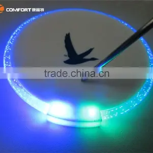 2015Newest Design Popular Battery Operated Illuminated Sticker Coaster thumbnail-2