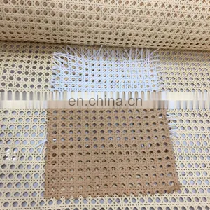 High Quality Mesh Rattan Webbing Rolls Synthetic Rattan Material With Good Price/paper Rattan Cane Webbing thumbnail-4