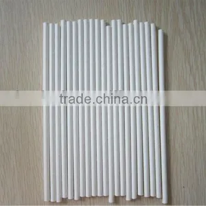 Plain Solid Color White Paper Drinking Straws for Party Favors thumbnail-1