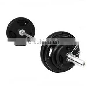 Low Price Wholesale High Quality Cast Iron Plate Chrome Plated Bar Set Adjustable Gym Barbell thumbnail-5