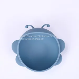 Cute Bee Silicone Suction Bowl for Baby thumbnail-5