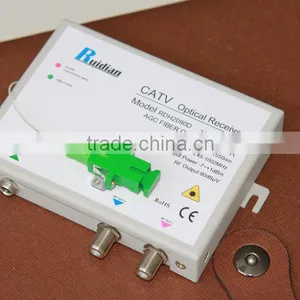 FTTH Two Ways CATV Fiber Optic AGC Receiver Build in CWDM/Fiber Optic Node/electric Receiver thumbnail-1