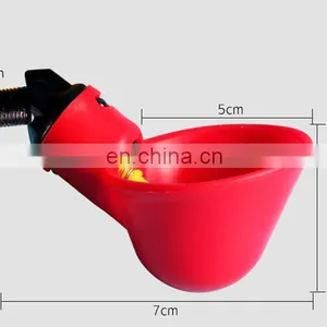 Chicken Drink Cups Automatic Water Drinking Bowl Watering Feeder Cups for Chickens Ducks Geese Turkeys thumbnail-3