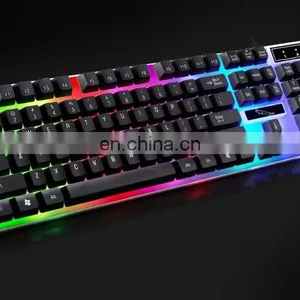 2022 Lower Factory Price G21b LED Light Gaming Keyboard and Mouse Combos thumbnail-3