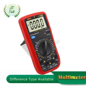Digital Multimeter With AC DC Voltmeter Ohm Volt Amp Tester Pocket Meter Backlight Tests Wire, Voltage Current Resistance Diode thumbnail-1