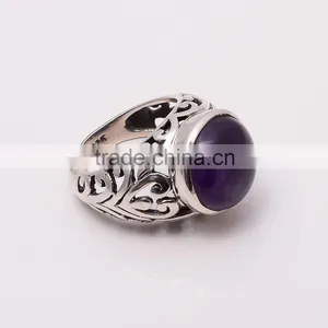 AMETHYST RING Ring,925 Sterling Silver Jewelry Wholesale,WHOLESALE SILVER JEWELRY,SILVER EXORTER,SILVER JEWELRY FROM INDIA thumbnail-2