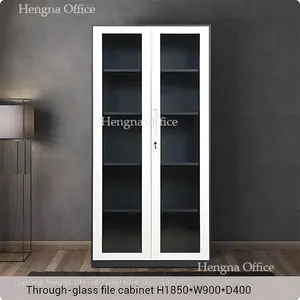 Customized Lockable Filing Cabinet With Glass Door for Office and Legal Documents – Professional Specification thumbnail-2