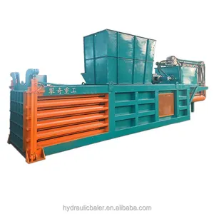 Automatic Waste Recycling Compactor Baler Machine for Garbage Recycling Stations-for Bottles Pouches Cases Cans Cartons thumbnail-1