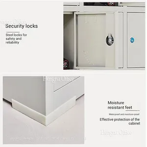 Power Tool Charging Cabinet for Birmingham Construction Site, 20 Door Heavy Duty Metal Locker With UK Standard Socket and Air Switch-China Factory thumbnail-3