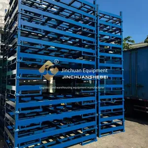 Jinchuan Non-standard Steel Folding Stacking Rack, All-steel Welded Structure, Can be Used as a Transport Container or a Temporary Shelf thumbnail-1