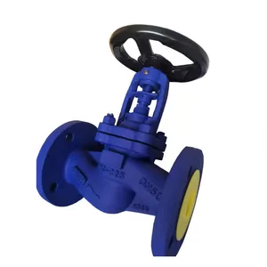 DIN PN16 PN25 WCB Cast Steel Ductile Iron GG25 GGG50 Flange End Bellows Seal Globe Valve thumbnail-4