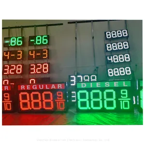 IP65 Outdoor Gas Station Price Led Sign Board Oil Price Display Screen thumbnail-4