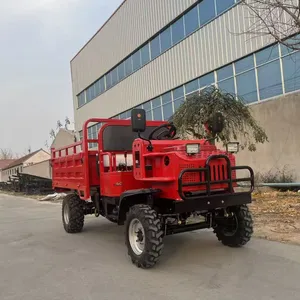 Diesel 4WD Four-wheel Self-dumping Tipper, Heavy-duty Cargo Vehicle for Farm, Factory and Construction Sites. thumbnail-3