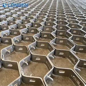 Honeycomb Steel Perforated Grid Refractory Furnace Lining Factory Customization 1mx2m Hexsteel thumbnail-5
