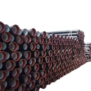 China Manufacturer Ductile Iron Pipe With Cement Mortar Lining Zinc Epoxy Coating Underground Water Sewage Pipe thumbnail-2