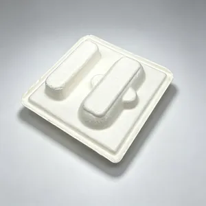 Moulded Pulp Cosmetic Packaging for Perfume Bottle Inserts, Cushion Fit, Anti-Scratch Lining thumbnail-2
