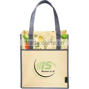 Cheap Wholesale Bulk Personalized Non-Woven Grocery Tote Bag thumbnail-6