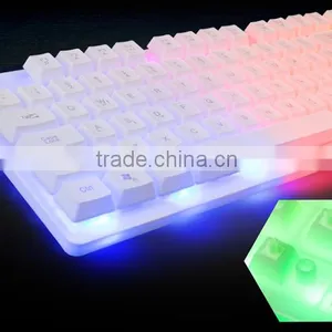 Factory Professional Wired RGB Colrful Backlit Gaming Keyboard thumbnail-3
