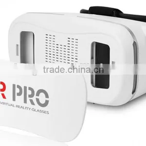2016 Wholesale VR PRO Virtual Reality T-Shaped Straps, Comfortable Padding, Adjustable Lens With Remote thumbnail-2