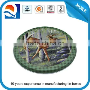 Food-grade Oval Shape Sevring Tin Tray Printed Tin Tray Wholesale thumbnail-1