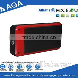 Shenzhen OEM 12000mAh Red Black 12V Mini Emergency Car Jump Charger Starter Booster With SOS Led Flash Light thumbnail-5