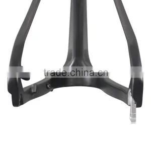 Bicycle Accesories 26er Carbon Snow Bike Frame Fatbike Suspension Fork SN01 thumbnail-5