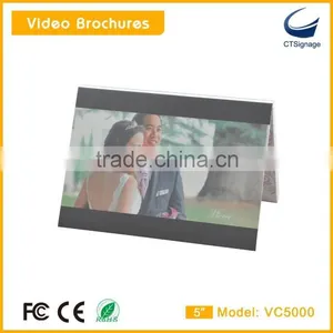 Customized 5 Inch Lcd Video Card for Business Promotion thumbnail-2