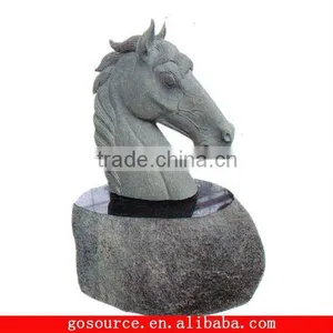 Stone Horse Head Ornaments thumbnail-1