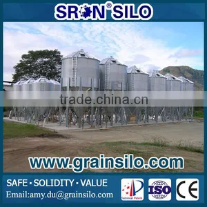 Assembly Galvanized Hopper Bottom Steel Silo for Feed Mill, Over 3000 Units Under Use thumbnail-2