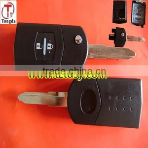 Tongda Wholesales2 Button Flip Remote Key Case for Mazda thumbnail-1