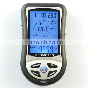 8-in-1Digital Altimeter With Compass/Barometer/Thermometer/Weather Forecast and More thumbnail-1