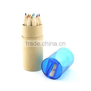 12pcs Mini Coloured Pencil W Sharpener thumbnail-1
