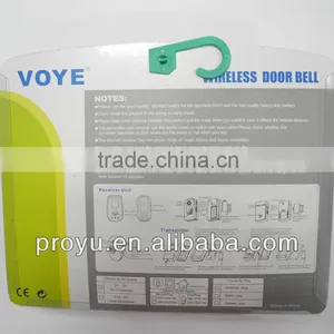 Newest Design Adjustable Volume ABS 1 Transmitter 2 Receiver Wireless Doorbell thumbnail-4
