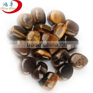 Natural Polished Tiger Eye Tumbled Stone for Decor, Healing and Meditation thumbnail-1