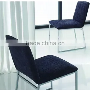 Black Cloth Home Dining Chair thumbnail-1