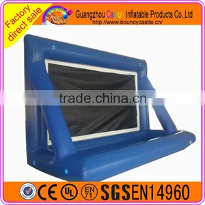 Commercial Used Inflatable Blue Movie Screen for Sale thumbnail-1