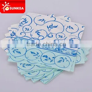 Logo Printed Green Table Napkin, High Quality Paper Napkin thumbnail-2