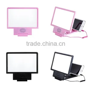 Portable Foldable Mobile Phone 3d Screen Magnifier hd With Speaker thumbnail-5