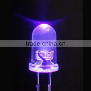 High Output 3mm Purple Led 390-395nm UV Led thumbnail-1