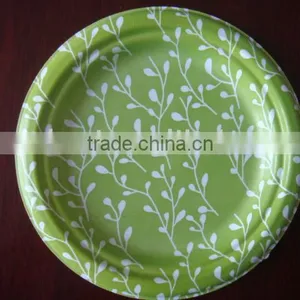 Colorful Bagasse Biodegradable Plate(7') thumbnail-1