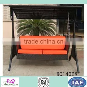 Rattan Swing Chair Alum Frame For Outdoor Use thumbnail-1