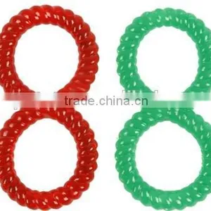 8 Shaped Pet TPR Chew Toy for Dogs Green thumbnail-3