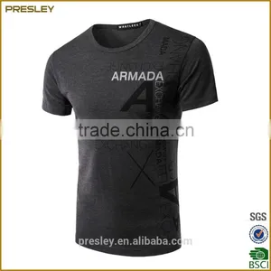 Presley OEM T Shirt For Men With Custom Logo Printing Made in China thumbnail-1
