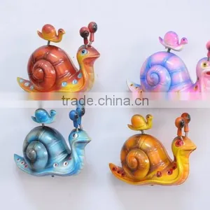 4 Inch Plastic Cute Mother and Child Snail Animals Fridge Magnetic, Customized Logo Promotional Gift thumbnail-1