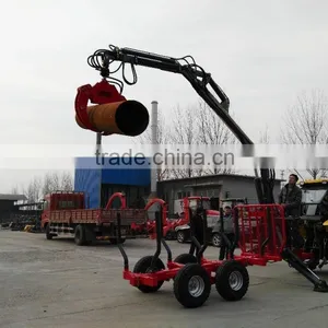5 Tons Log Trailers With Grapple thumbnail-3