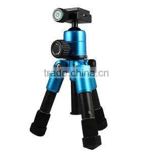 Portable Folding Ultra Aluminum Alloy Tripod Compact Desktop Macro Mini Tripod Kit With Ball Head for Canon DSLR Camera thumbnail-4